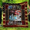 American Truck Driver Jobs Quilt Quilt  Quilt